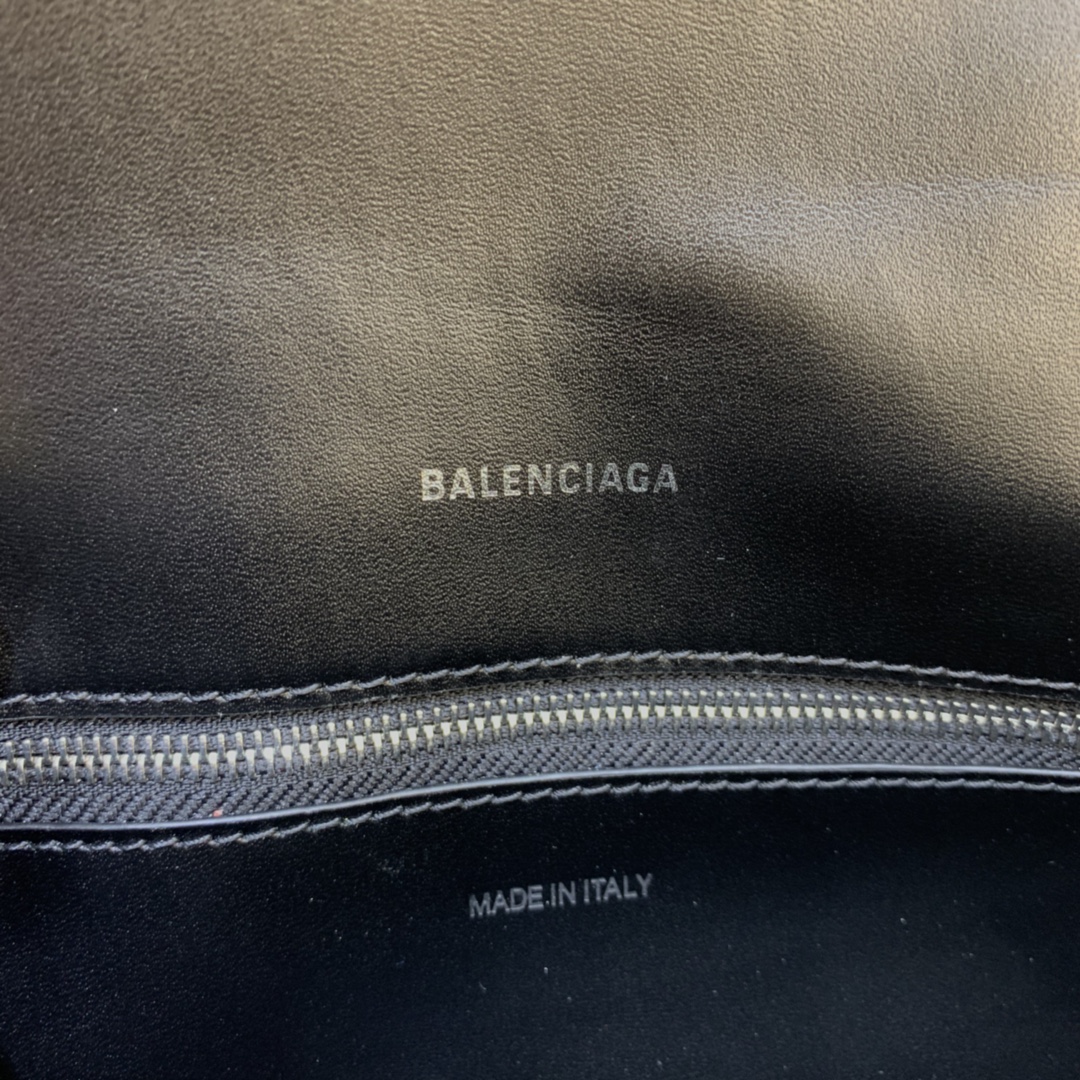 Balenciaga Downtown XS Shoulder Bag With Chain Silver